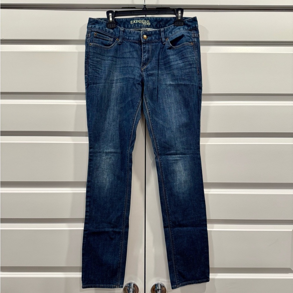 Express Dark Blue Women's Stella Skinny Jeans